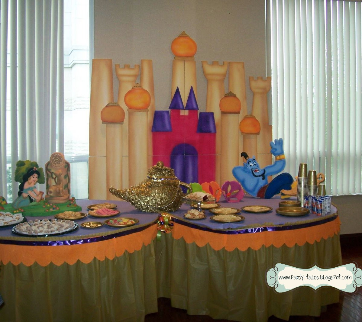 Aladdin Birthday Party
 Party Tales Birthday Party Jasmine and Aladdin A