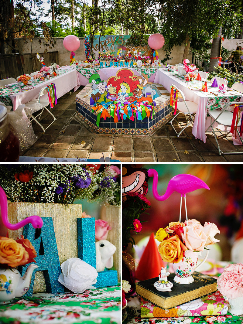 Alice In Wonderland Birthday Decorations
 Alice in Wonderland Birthday Party Whimsy Fantasy