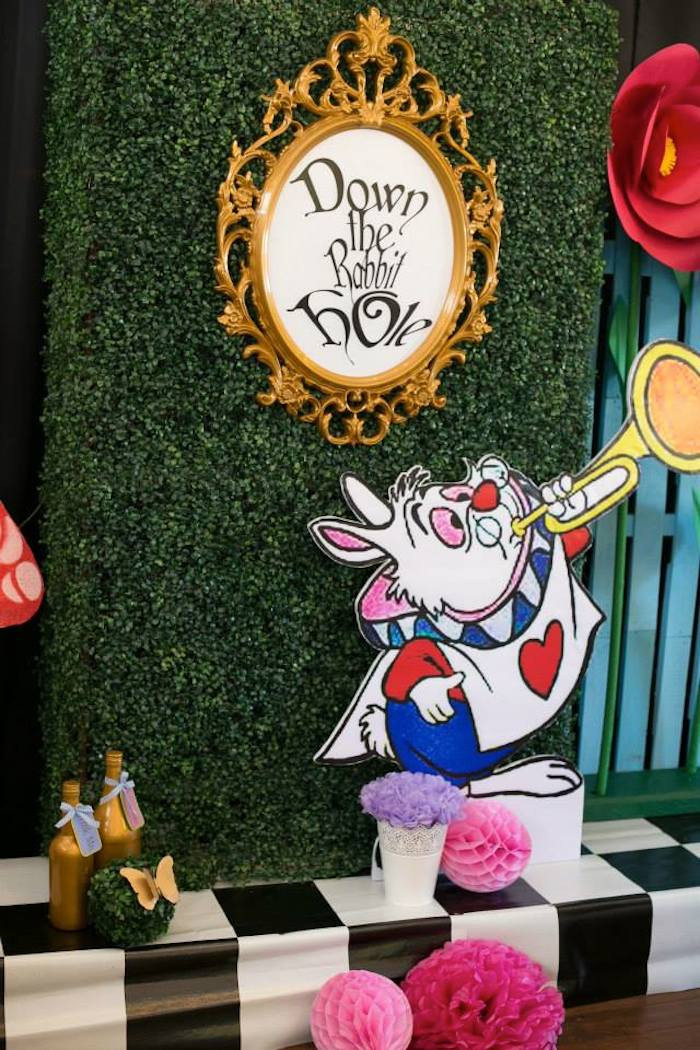 Alice In Wonderland Birthday Party Decorations
 Kara s Party Ideas Alice In Wonderland Birthday Party