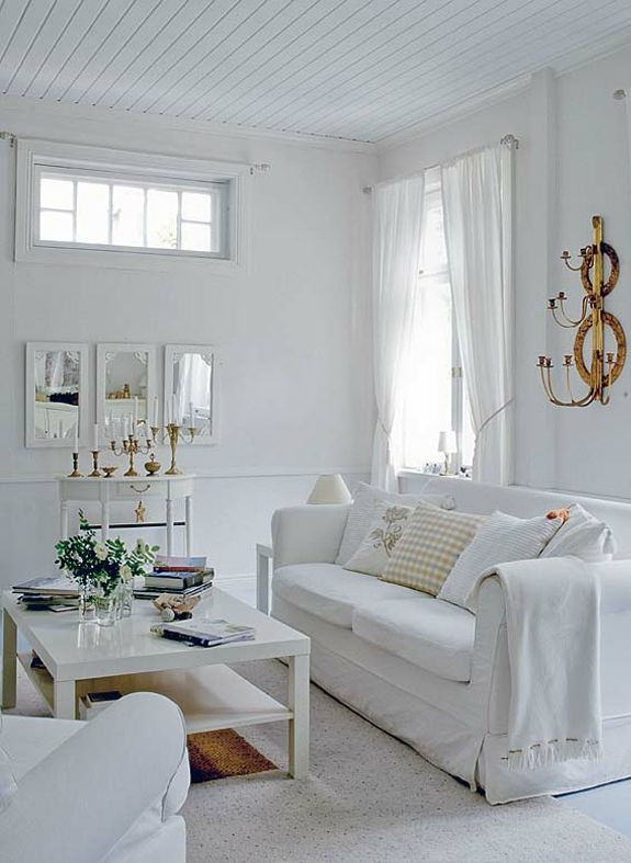 All White Living Room Ideas
 All Shades White 30 Beautiful Living Room Designs