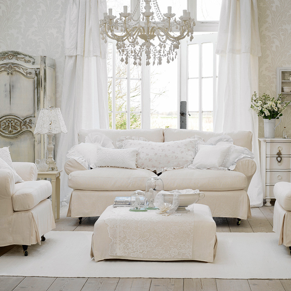 All White Living Room Ideas
 White living room ideas