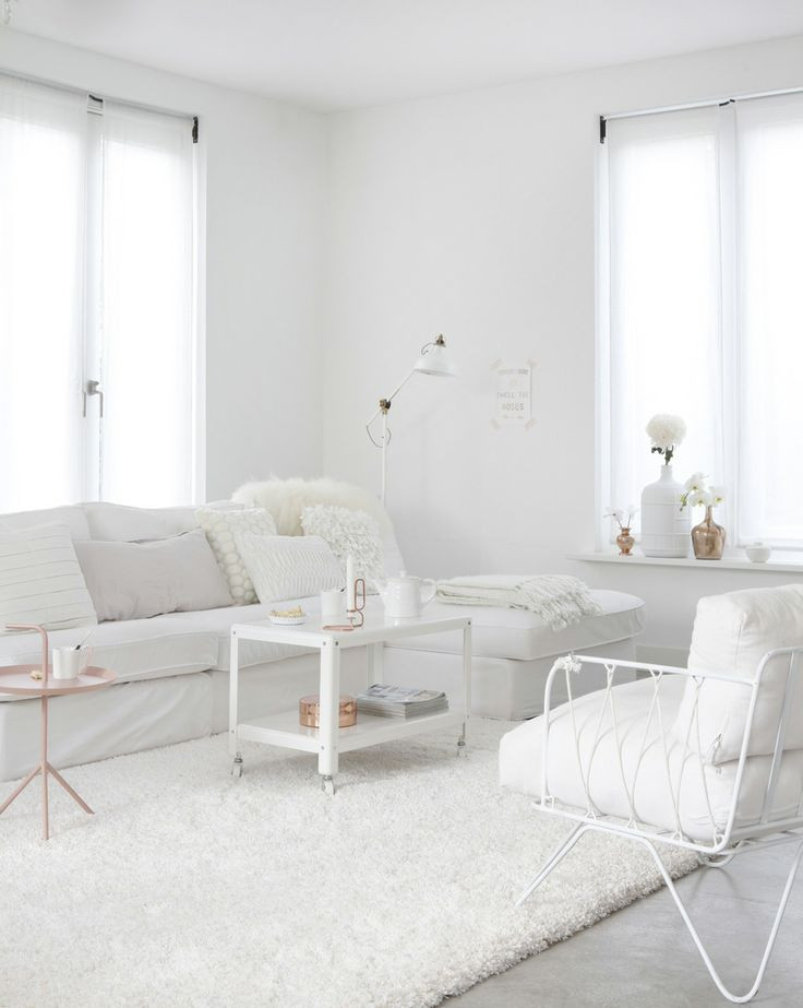 All White Living Room Ideas
 Advertisement