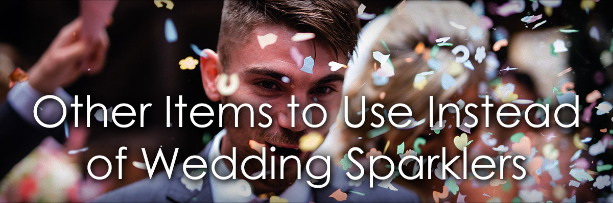 Alternative To Sparklers At Wedding
 Wedding Exit Sparkler Alternatives