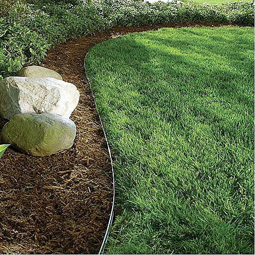 Aluminum Landscape Edging
 Permaloc Aluminum Edging Set of 6 Sections 5 Colors