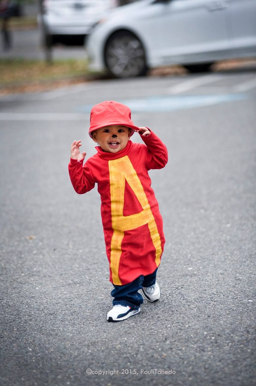 Alvin And The Chipmunks DIY Costume
 Pretty happy with how this costume came out for my little