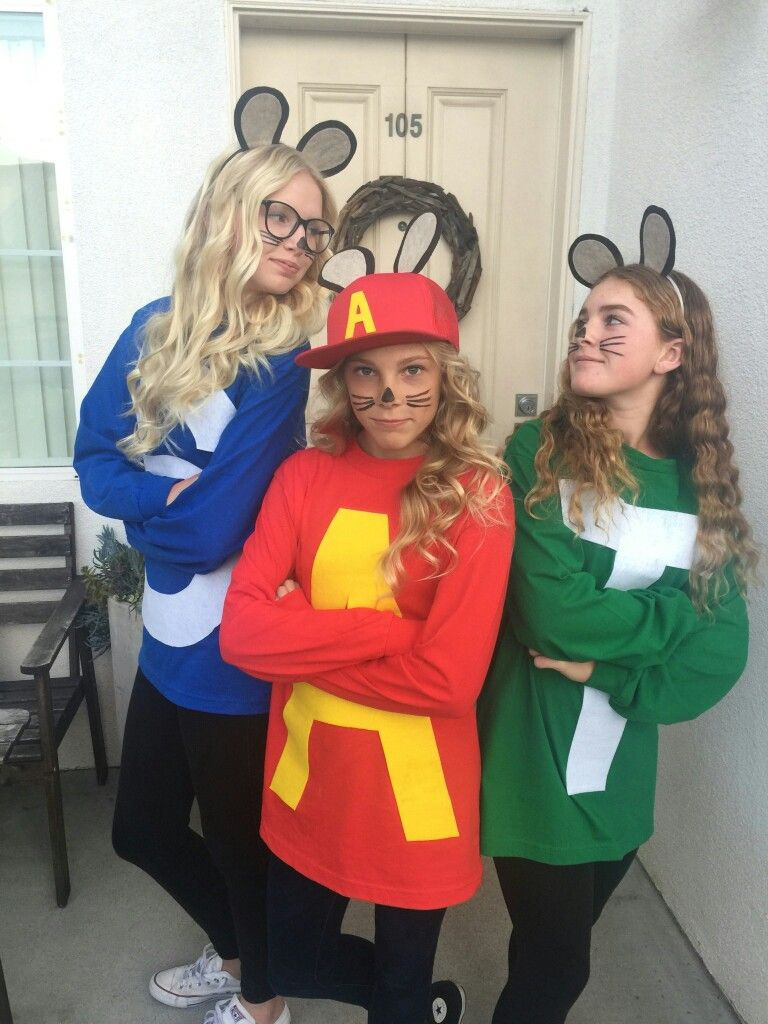 Alvin And The Chipmunks DIY Costume
 10 Funny & Cute Costume Ideas for Best Friends for Cosplay