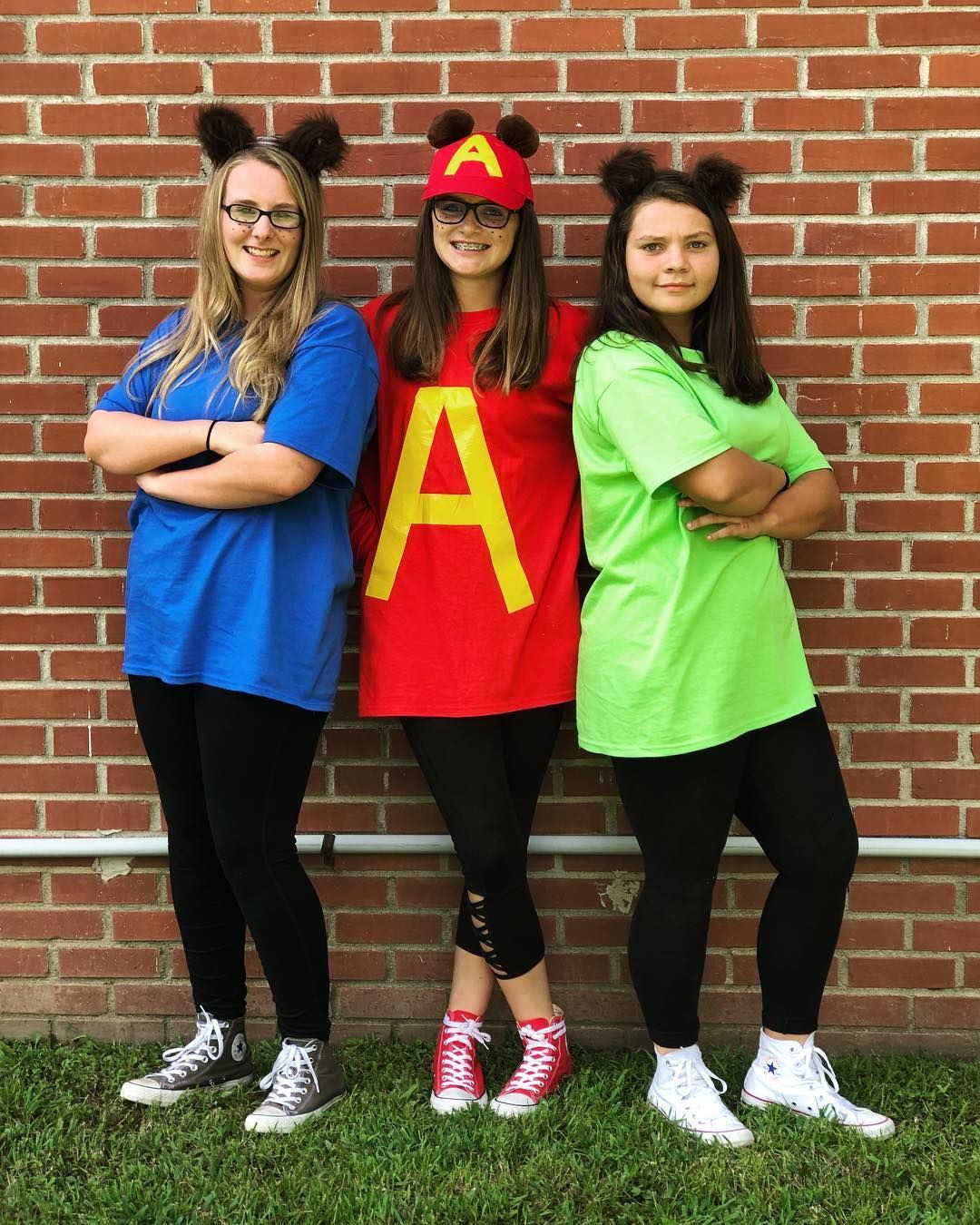 Alvin And The Chipmunks DIY Costume
 DIY Alvin and the Chipmunks Halloween Costume Idea