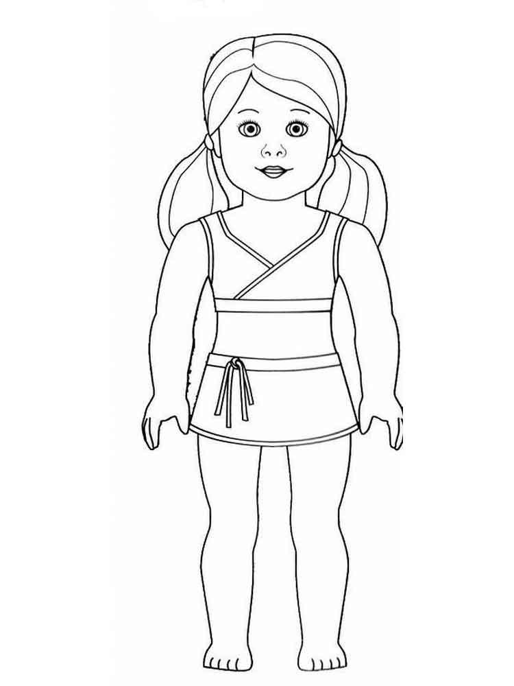 American Girls Coloring Pages
 American Girl Doll coloring pages Free Printable American