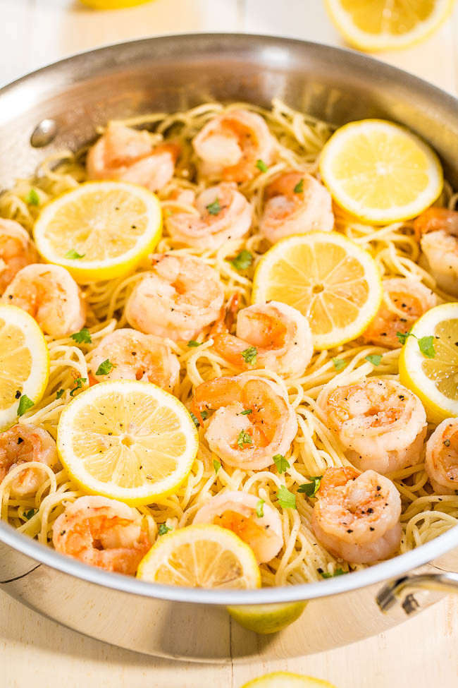 Angel Hair Pasta With Shrimp And Alfredo Sauce
 25 Shrimp recipes