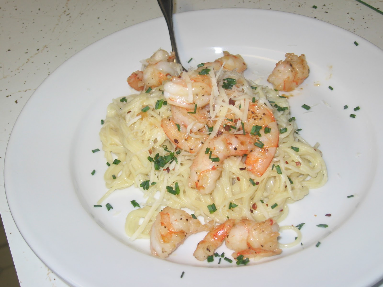 Angel Hair Pasta With Shrimp And Alfredo Sauce
 The Errant Cook Shrimp and Angel Hair Alfredo