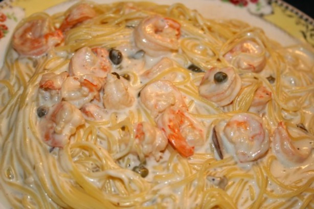 Angel Hair Pasta With Shrimp And Alfredo Sauce
 Sauteed Shrimp With Lemon Caper Cream Sauce Angel Hair