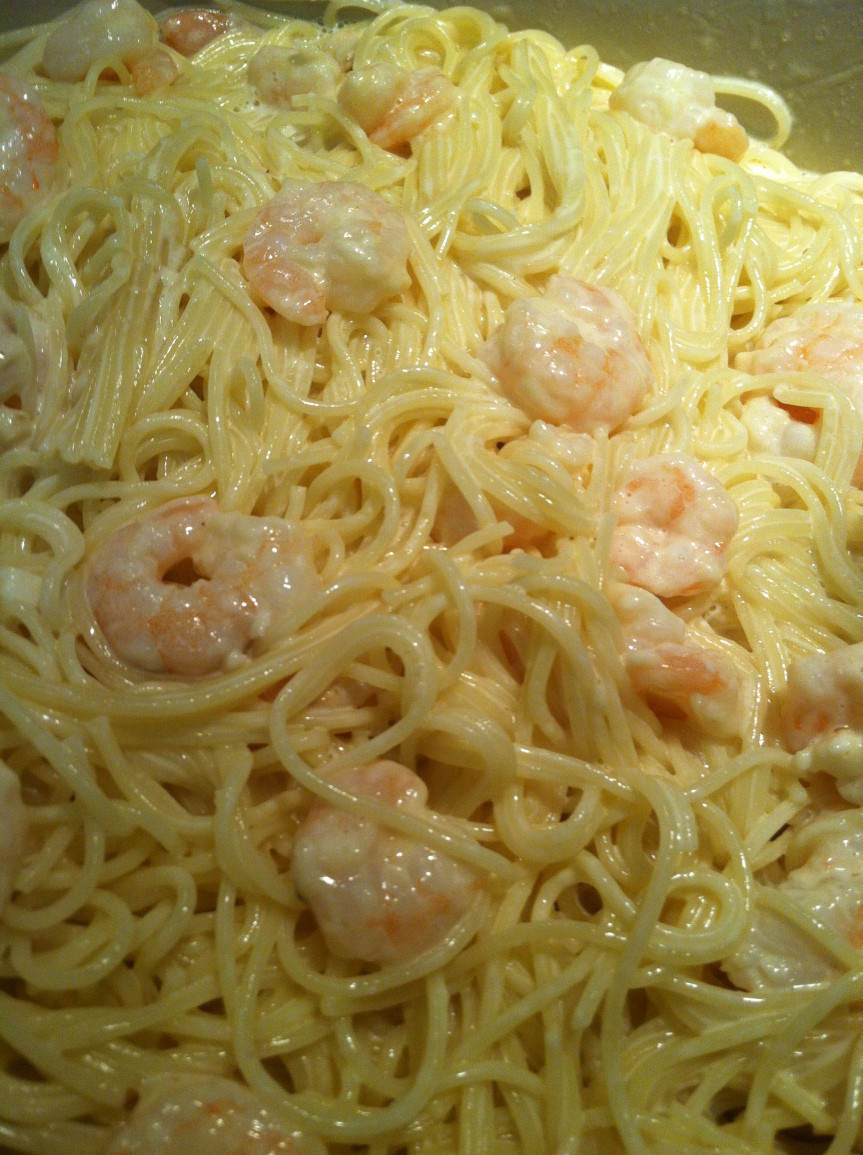 Angel Hair Pasta With Shrimp And Alfredo Sauce
 Shrimp and Broccoli Angel Hair Alfredo – Fun Foo Family