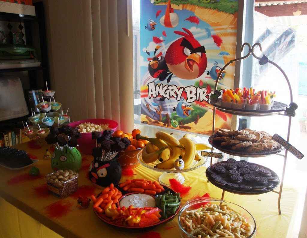 Angry Birds Party Food Ideas
 Angry Birds birthday party for our four year old