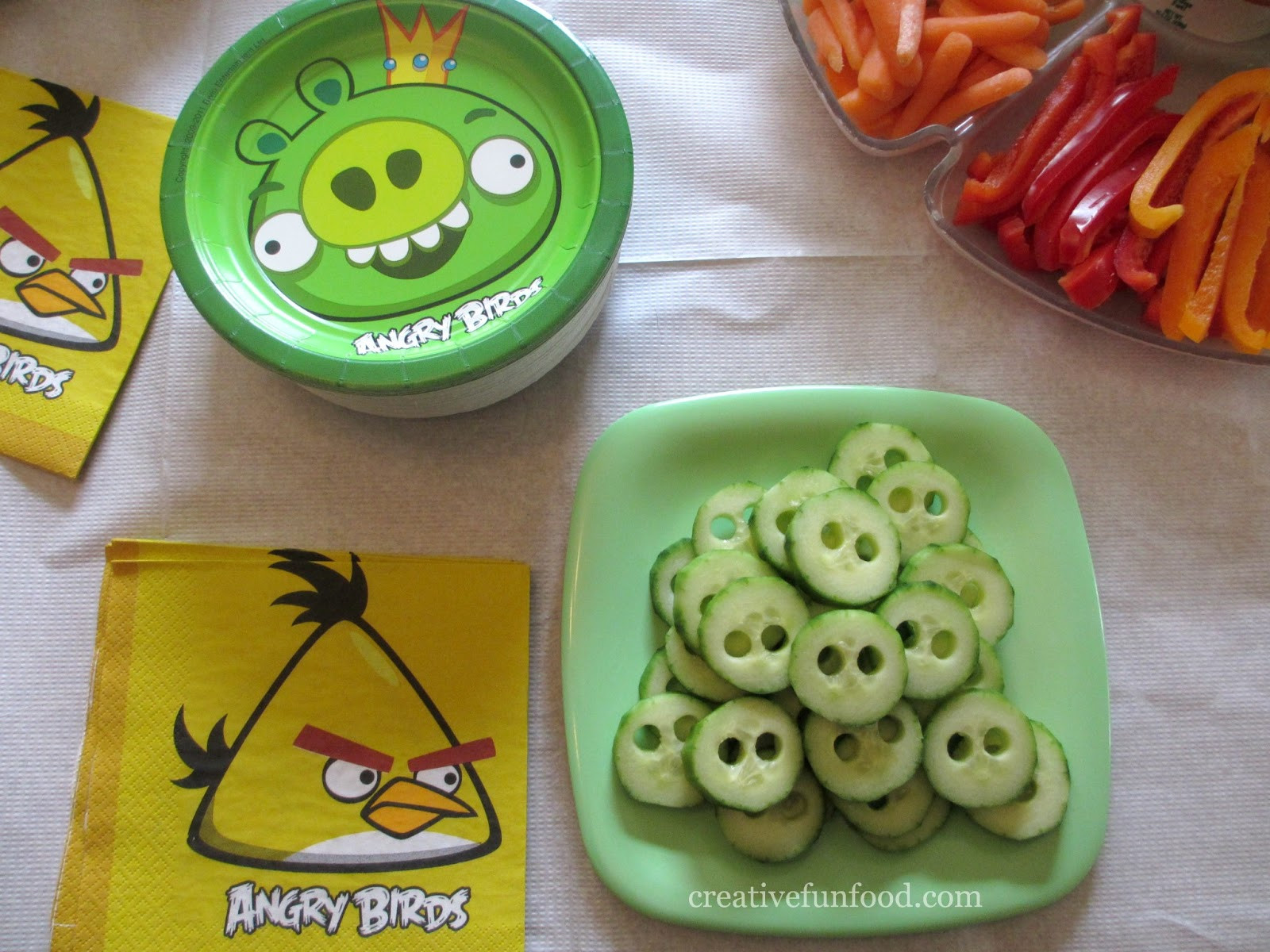 Angry Birds Party Food Ideas
 Creative Food Angry Birds Birthday Party Ideas