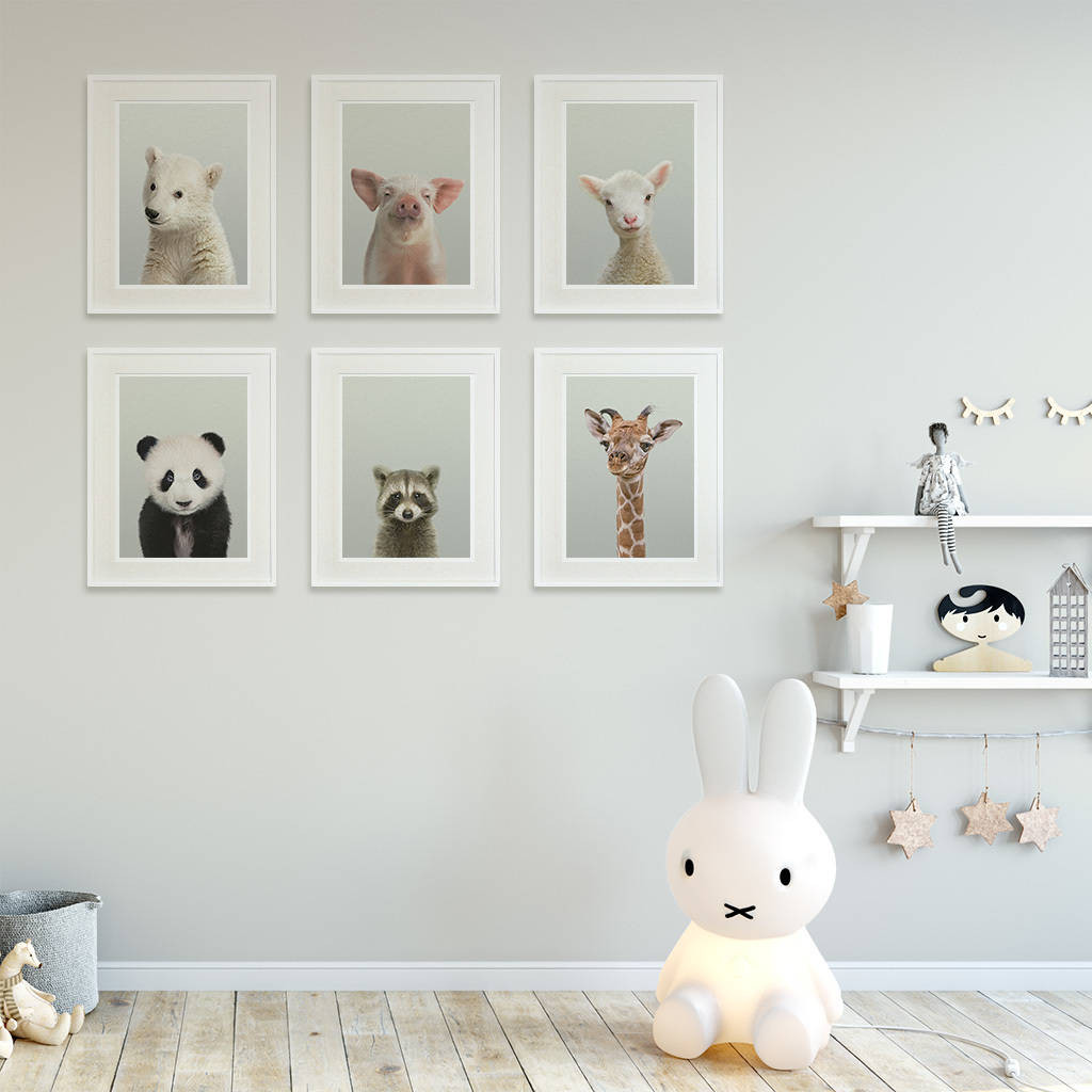 Animal Baby Room Decor
 baby s room decor polar bear peekaboo animal print by