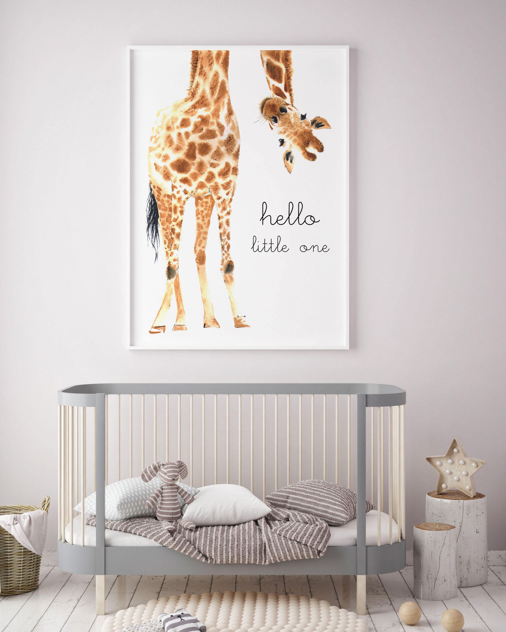 Animal Baby Room Decor
 Giraffe Animal nursery decor Nursery wall art PRINTABLE art