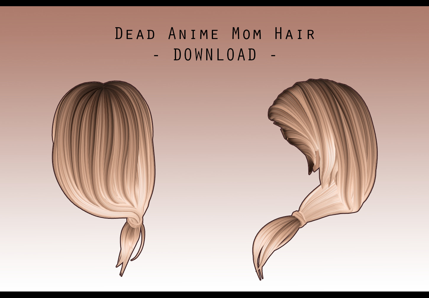 Anime Dead Mom Hairstyle
 Dead Anime Mom back Hair [ DOWNLOAD ] by avant garde on