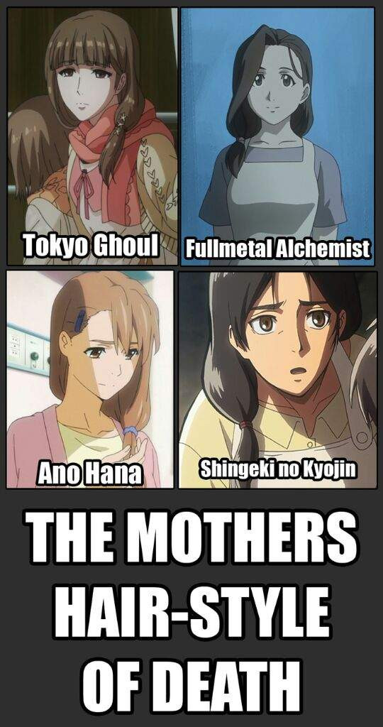Anime Dead Mom Hairstyle
 My Top 5 Favourite Anime Clichés