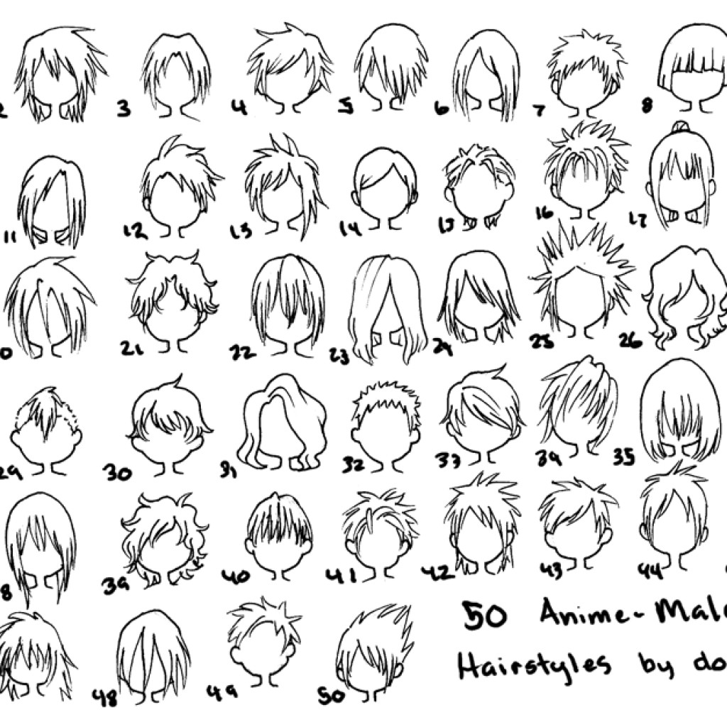 Anime Guy Hairstyles
 Male Anime Hairstyles Drawing at GetDrawings
