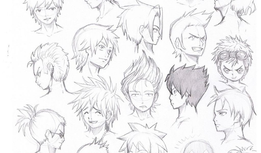 Anime Guy Hairstyles
 Anime Guy Hairstyles Drawing at GetDrawings
