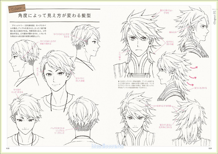 Anime Guy Hairstyles
 DHL How to Draw 250 Manga Anime Male Character Mens Hair