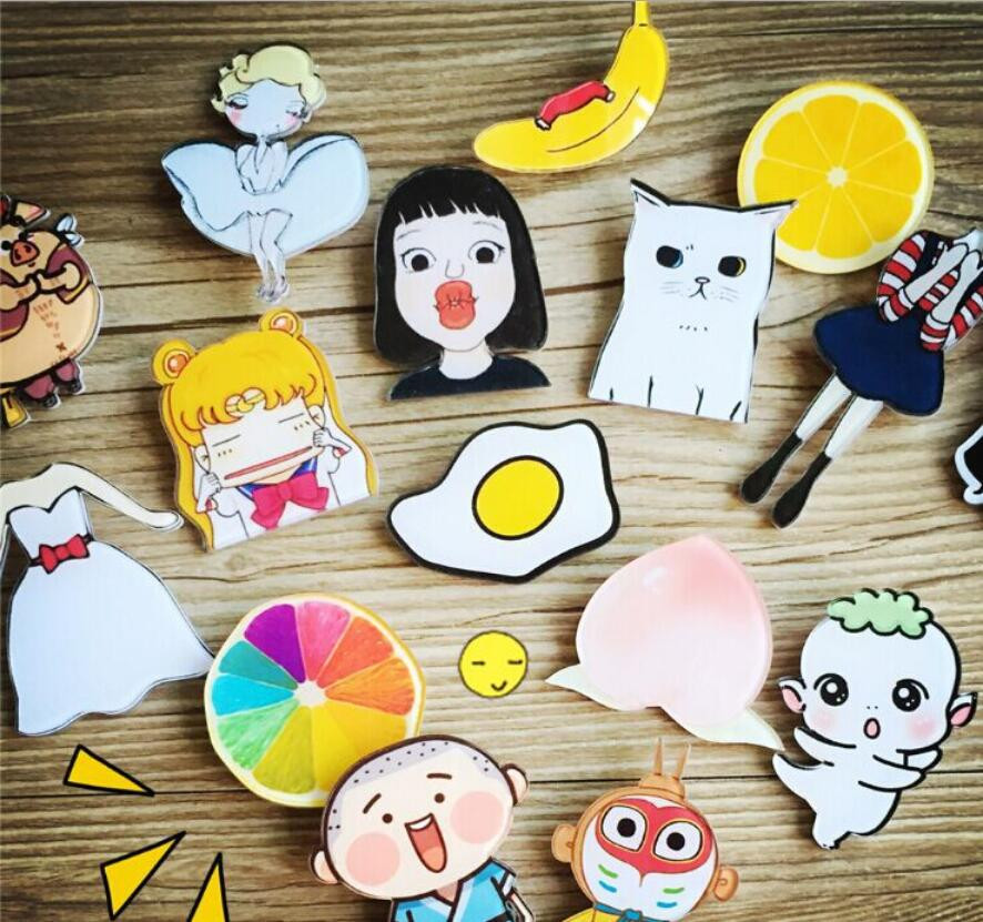 Anime Pins
 Fashion kawaii anime clothes acrylic badges pins for