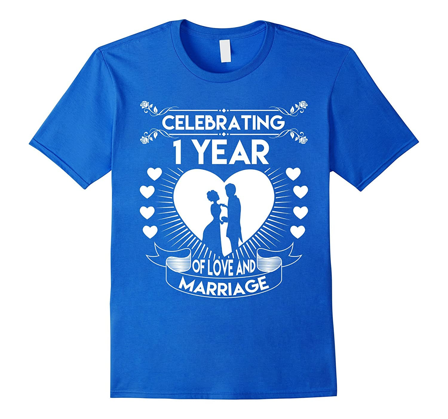 Anniversary Gift Ideas For Couple
 1 Year 1st Wedding Anniversary Gifts Ideas Couple T Shirt