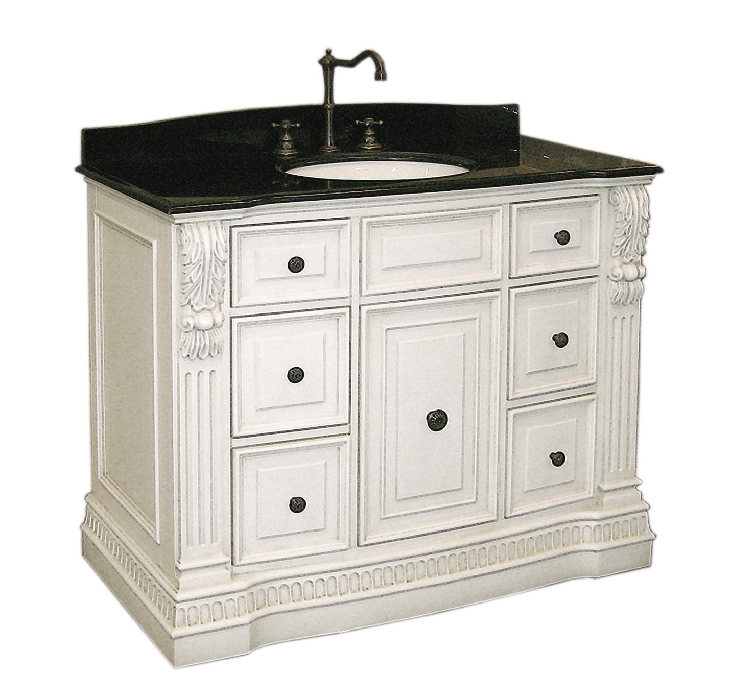 Antique Bathroom Cabinets
 Antique White Vanity Cabinet in Bathroom Vanities