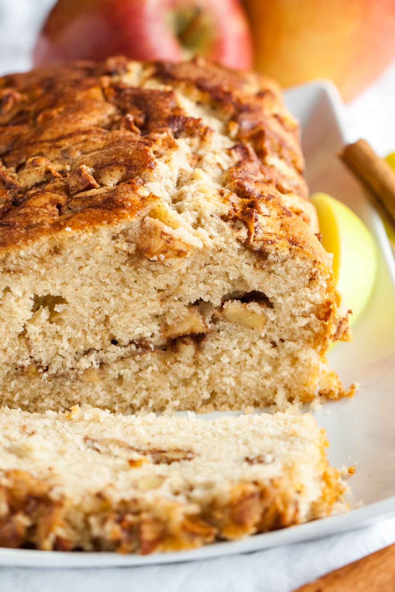 Apple Quick Bread
 healthy apple quick bread