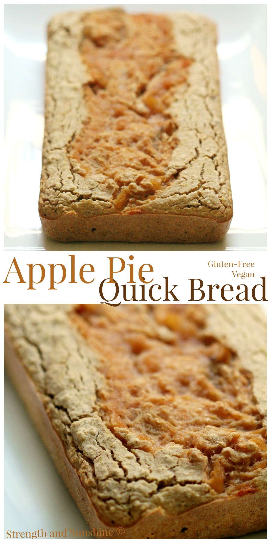 Apple Quick Bread
 healthy apple quick bread