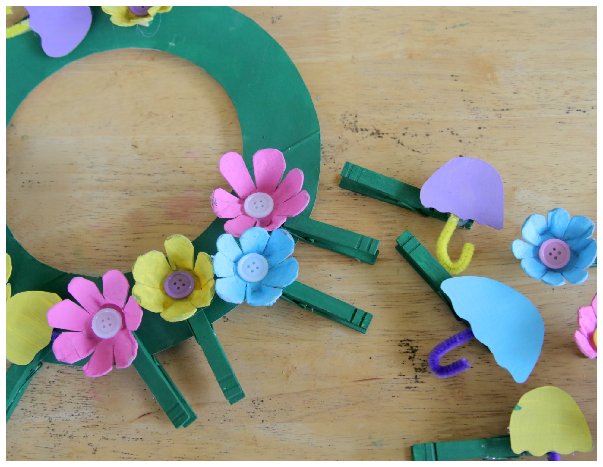 April Crafts For Toddlers
 Recycled Craft April Showers Bring May Flowers Clothespin
