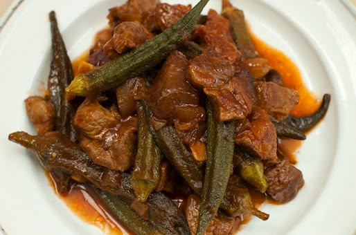 Arabic Food Recipes Main Dishes
 Okra and Lamb Recipe