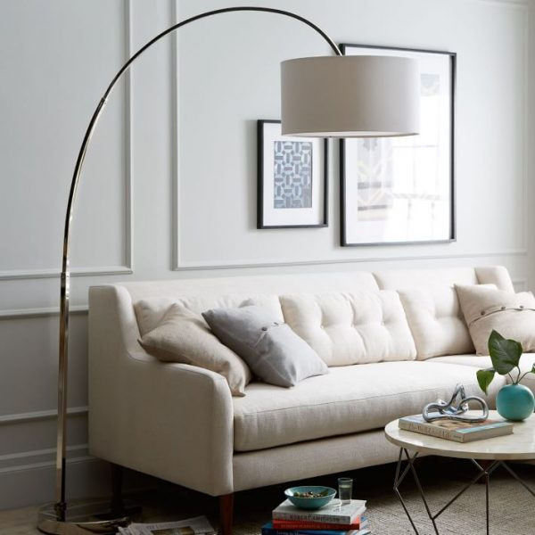 Arc Lamp Living Room
 How to Light a Living Room with No Overhead Lighting
