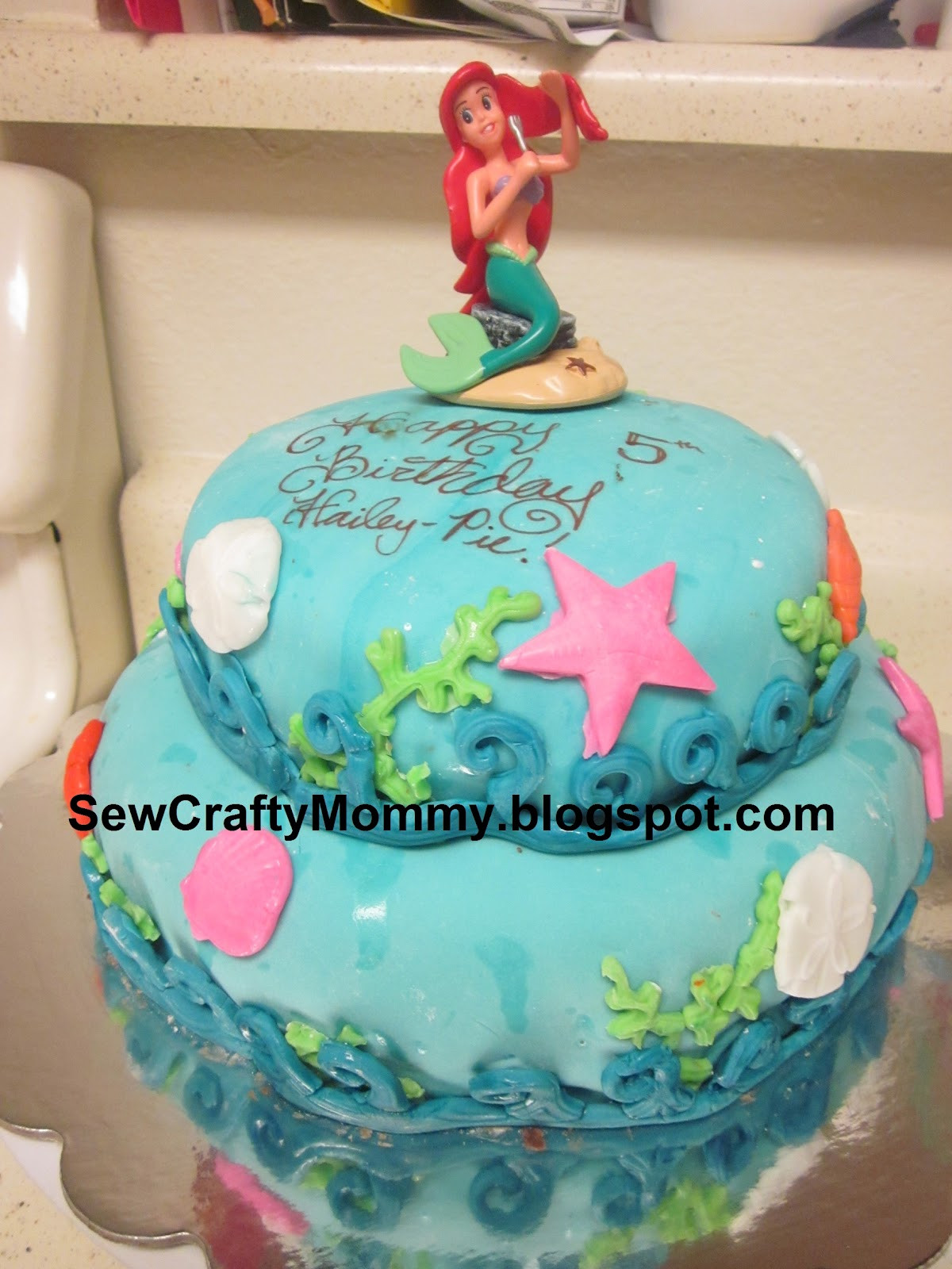 Ariel Birthday Cakes
 Pintresting Challenge Sea Life Ariel Cake