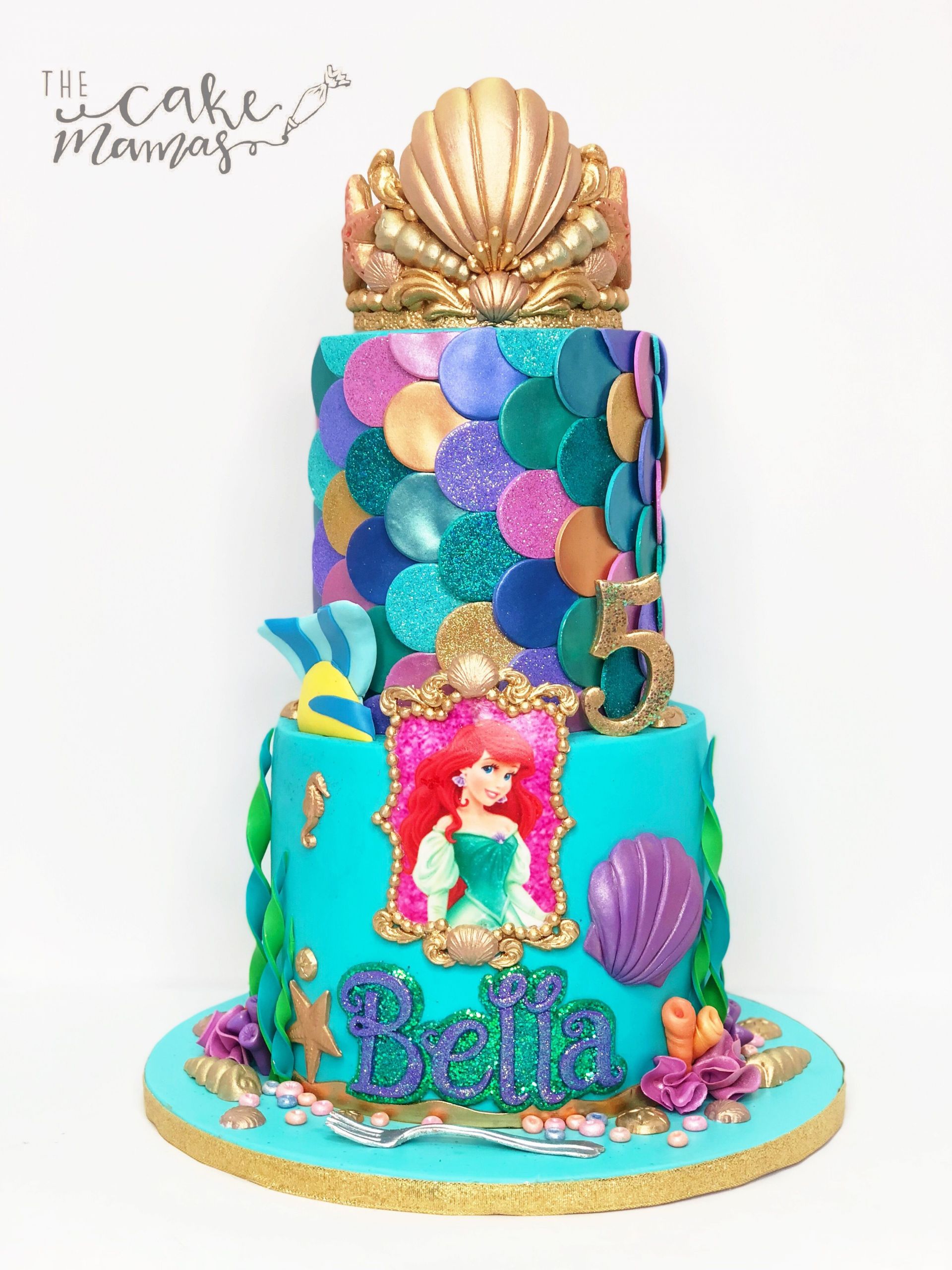 Ariel Birthday Cakes
 Little mermaid 5th birthday cake Call or email to place