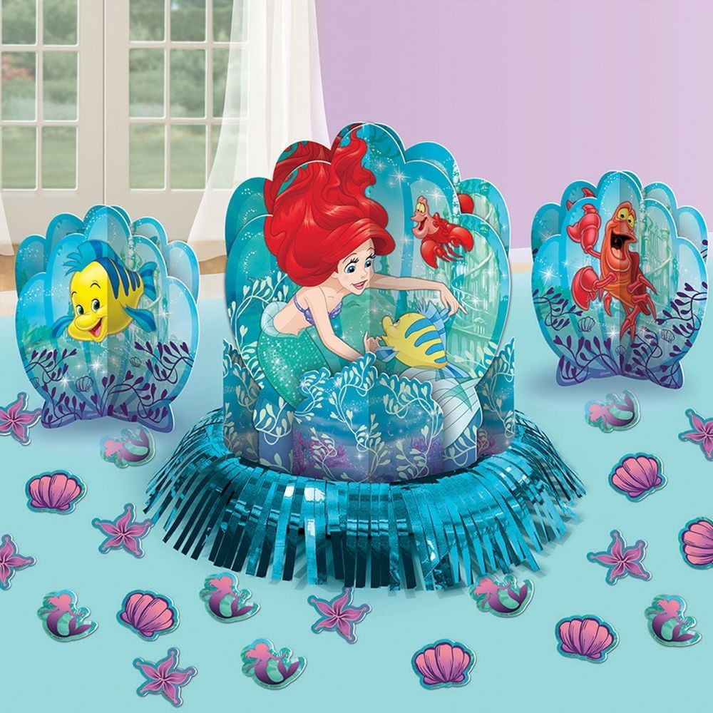 Ariel Birthday Party Ideas
 Disney Little Mermaid Ariel Birthday Party Centerpiece