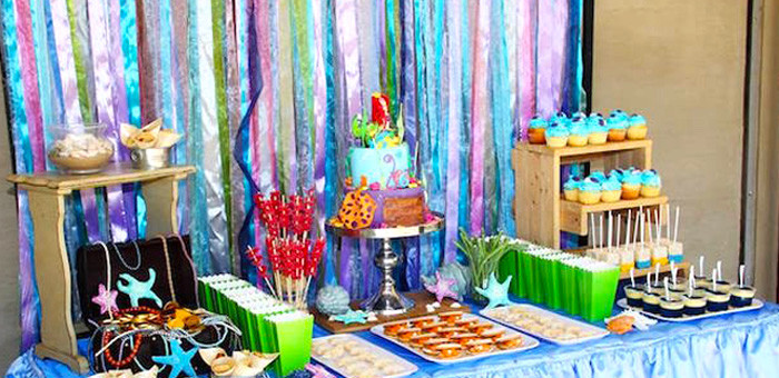 Ariel Birthday Party Ideas
 Kara s Party Ideas Ariel The Little Mermaid Birthday