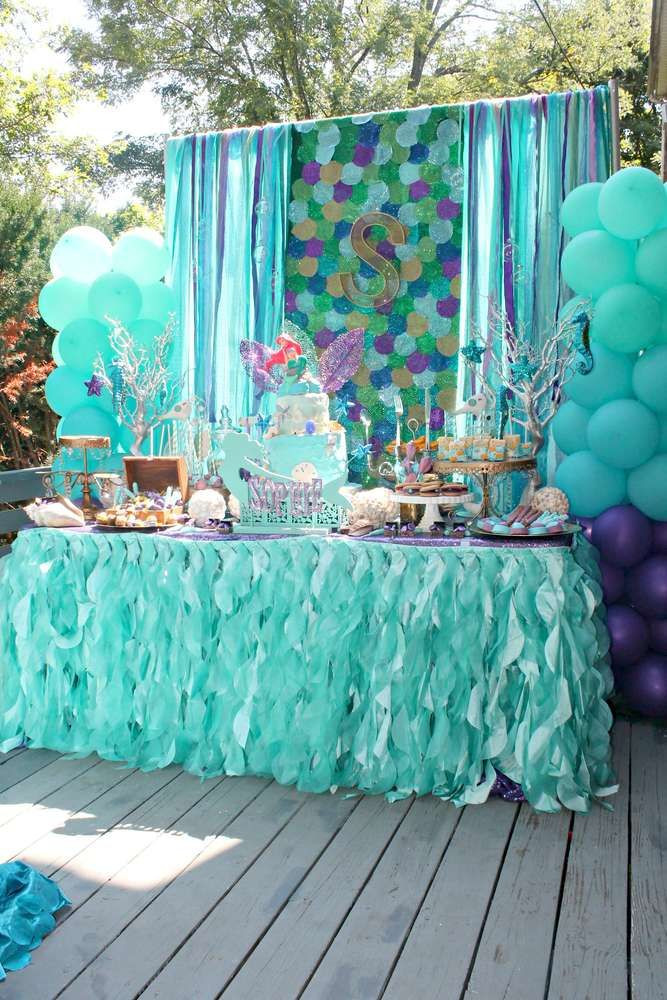 Ariel Birthday Party Ideas
 Mermaids Ariel pirates Birthday Party Ideas