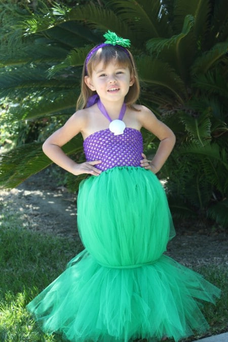 Ariel Costume DIY
 60 Fun and Easy DIY Halloween Costumes Your Kids Will Love