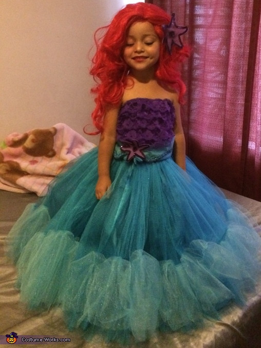 Ariel Costume DIY
 The Little Mermaid Creative DIY Costume for Girls