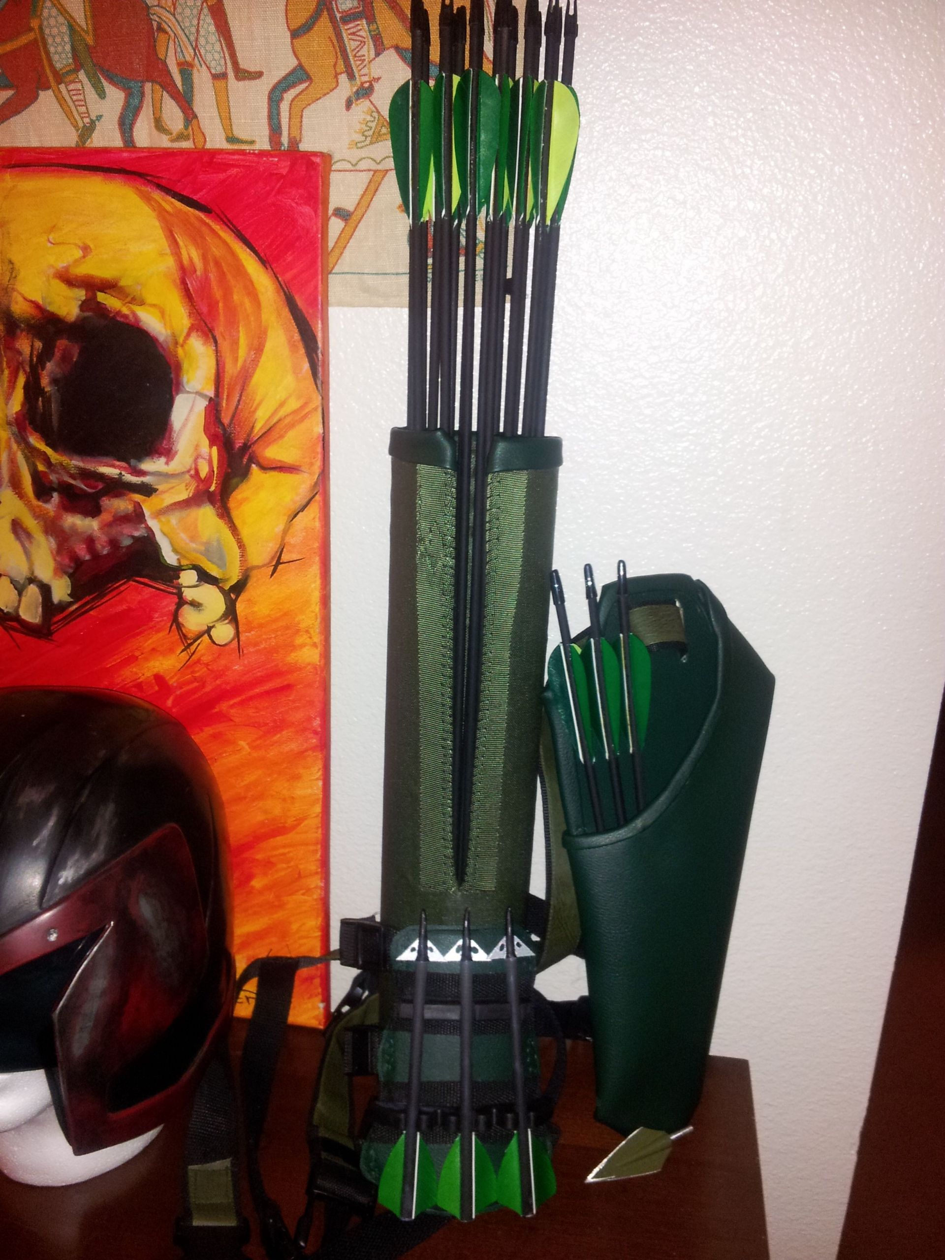 Arrow Costume DIY
 green Arrow props …