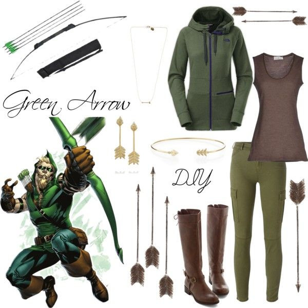 Arrow Costume DIY
 Green Arrow