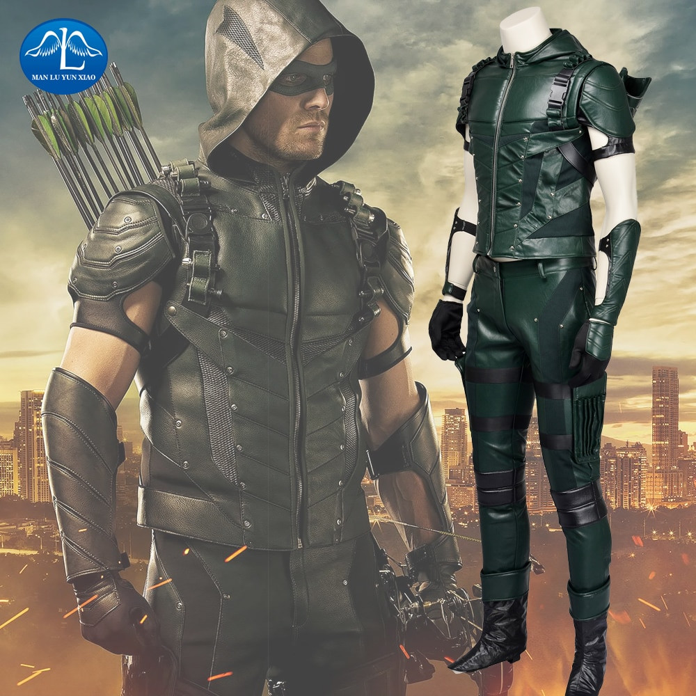 Arrow Costume DIY
 New Arrival Green Arrow Season 4 Oliver Queen Cosplay