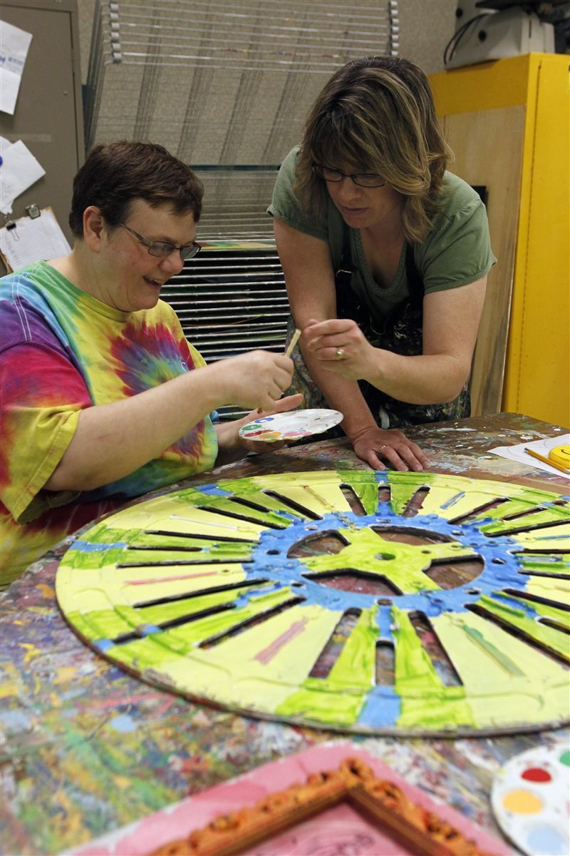 Art Activities For Adults
 Disabled adults find inner artist