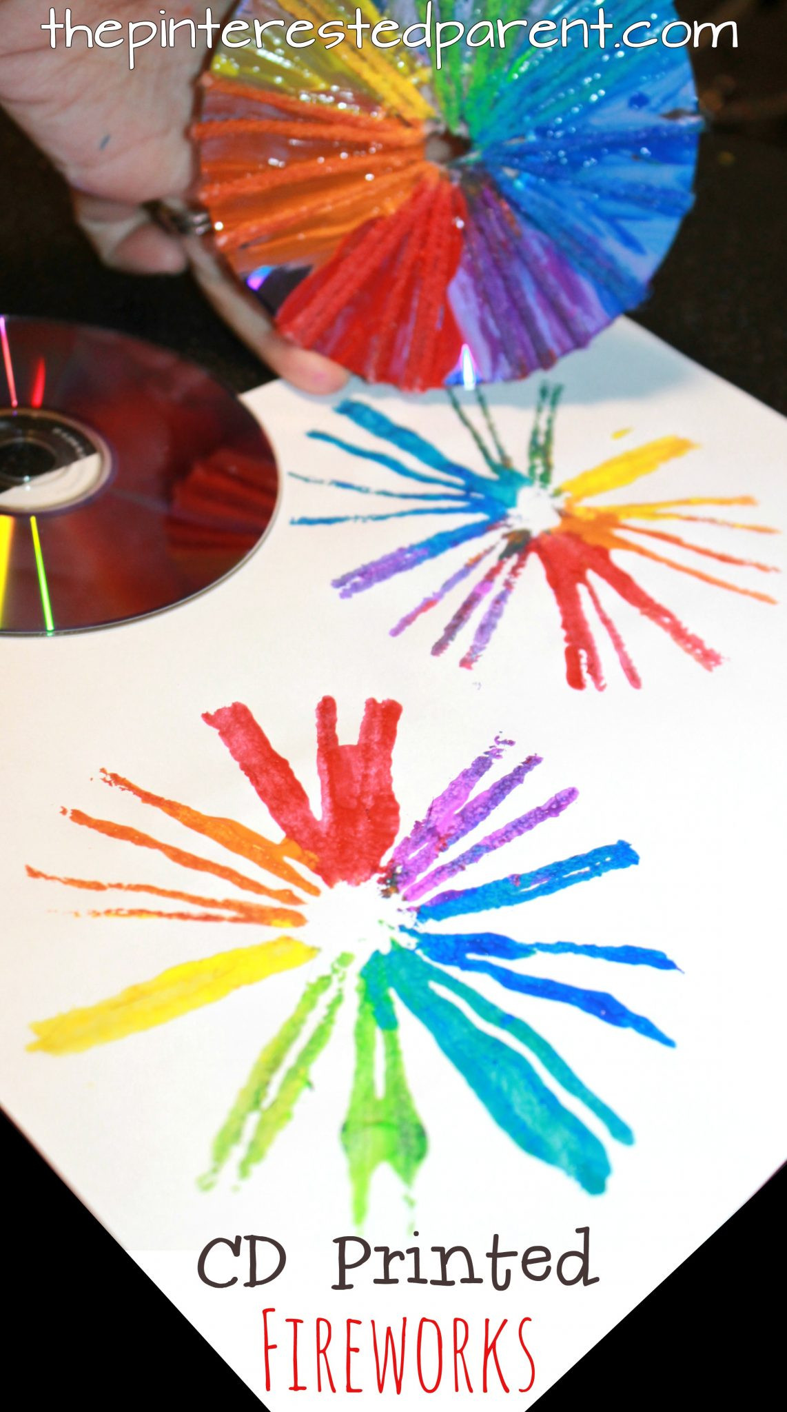 Art And Craft For Preschool
 Printmaking With Cds For Kids – The Pinterested Parent