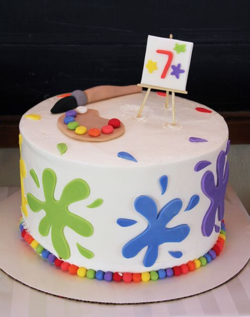 Art Birthday Cake
 23 Creative Art Themed Party Ideas Paint Party Ideas