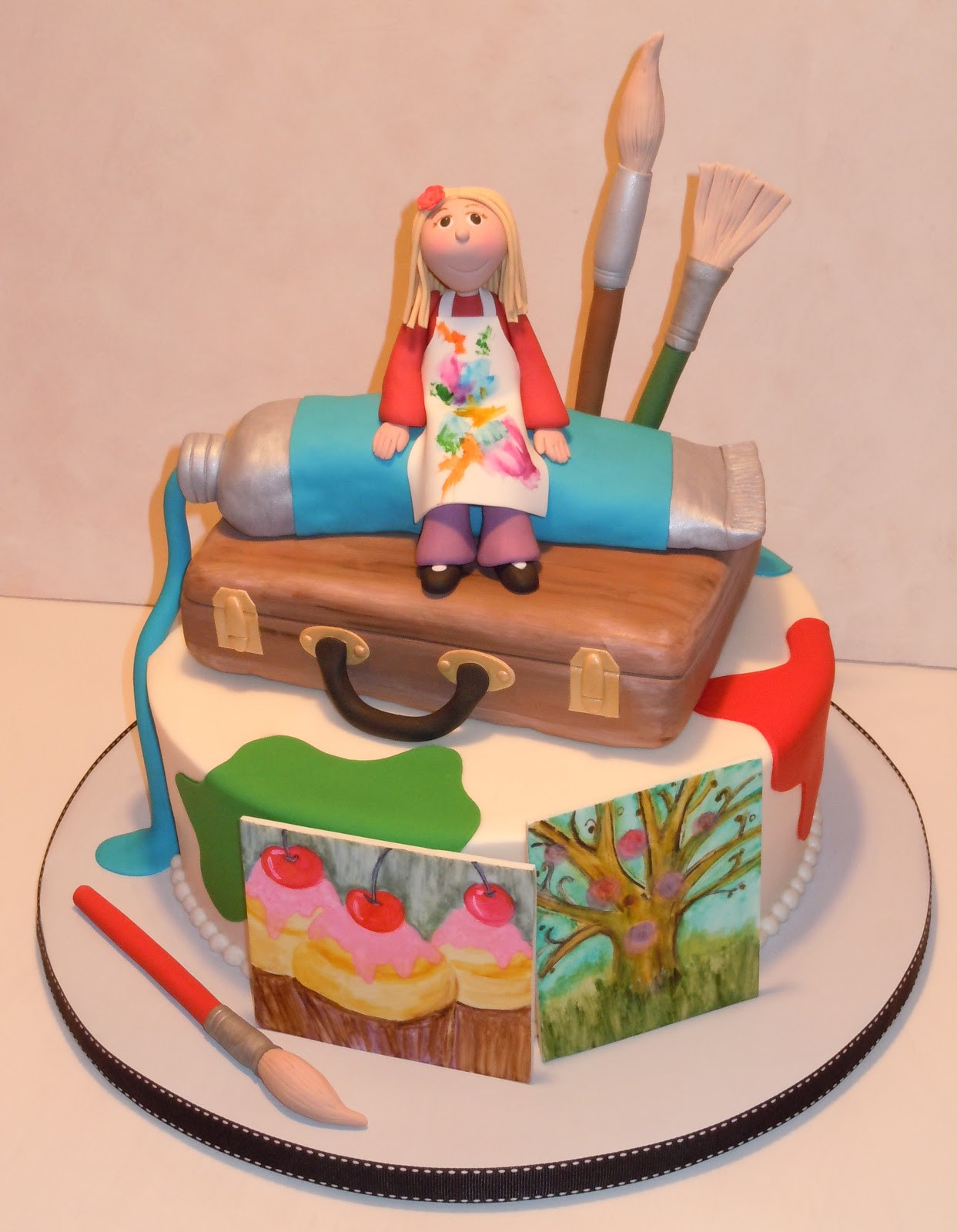 Art Birthday Cake
 Artist Birthday Cakes