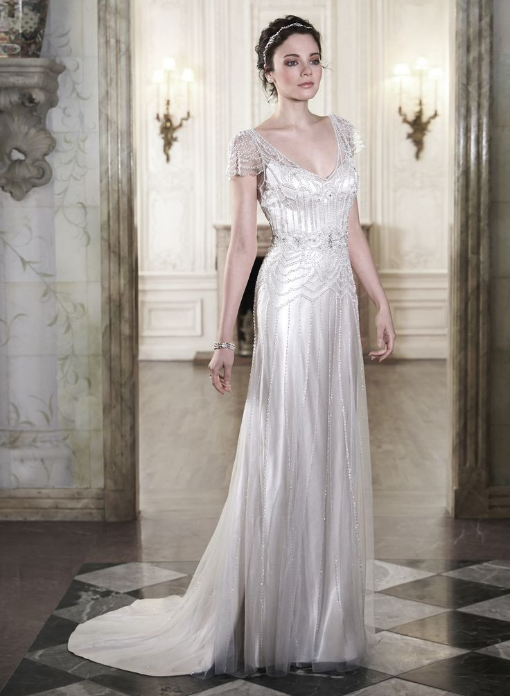 Art Deco Wedding Gowns
 20 Art Deco Wedding Dress with Gatsby Glamour Chic