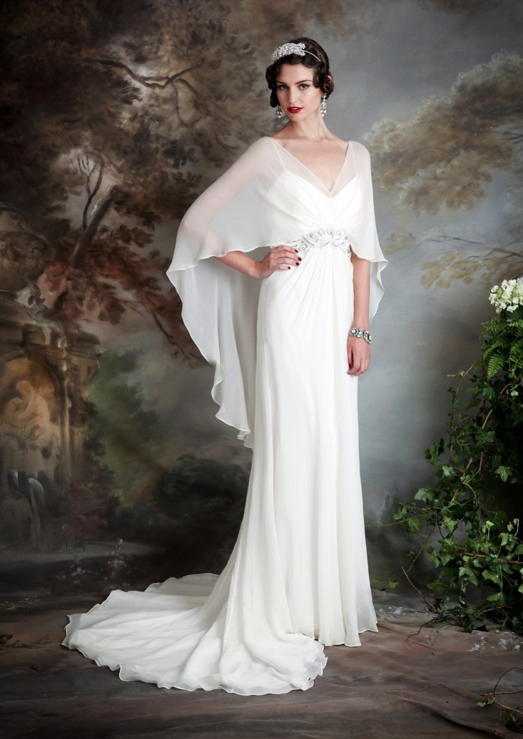 Art Deco Wedding Gowns
 Eliza Jane Howell beaded and embellished Art Deco