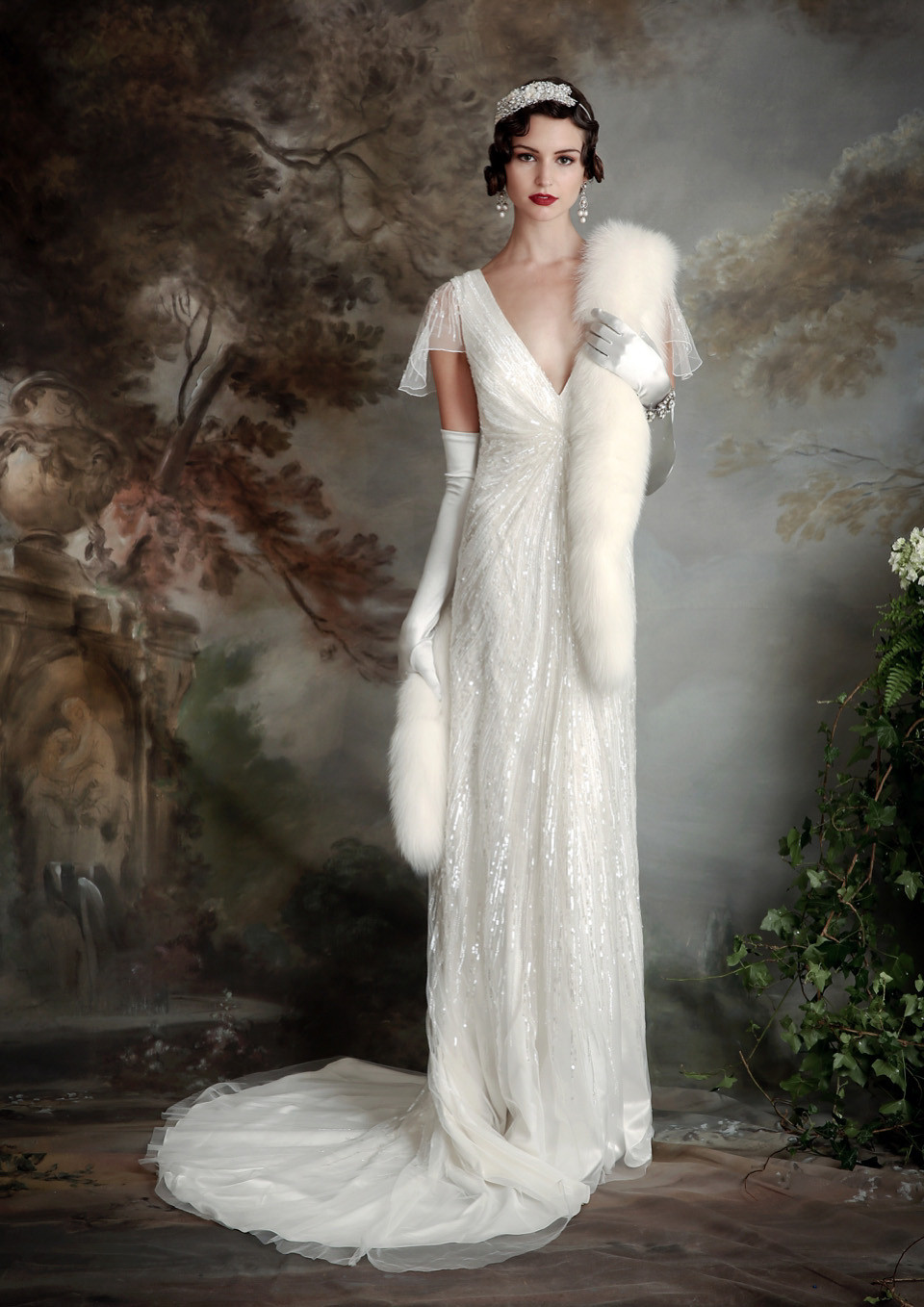 Art Deco Wedding Gowns
 Eliza Jane Howell Elegant Art Deco Inspired Wedding